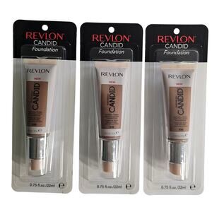 REVLON Candid Photoready Foundation #510 Makeup Bundle of 3